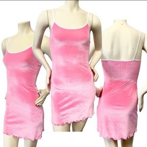Underground Costumes Pink Velvet Dress Size L from disney movie